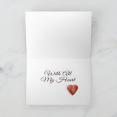 Carte LOVE Valentines intégrée (Intérieur)