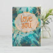 Carte Love You (Debout devant)