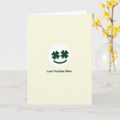 Carte Love You Dear Mom Face Card (Fleur jaune)