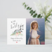 Carte Love You Deerly Photo Valentine (Debout devant)