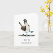 Carte Love You Glorious Weirdo Folded Note Card (Fleur jaune)