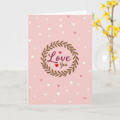 Carte Love You la plus douce (Fleur jaune)