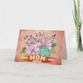 CARTE LOVE YOU MOM (Devant)