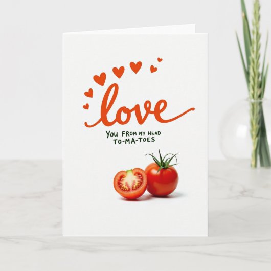 Carte Love You To Ma Toes Card (Devant)