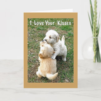 Carte Love Your Kisses Paper Note Card