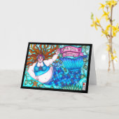 Carte Love Your Tummy Mermaid Card (Fleur jaune)