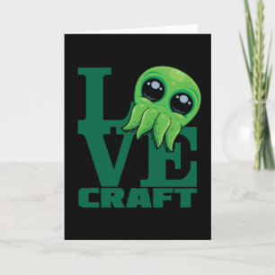 Carte Lovecraft Baby Cthulhu Design - Éffrayant mignon A