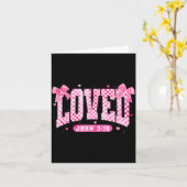 Carte Loved John 3 16 Christian Loves Valentine's Day Go (Fleur jaune)