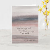 Carte Loved & Missed (Fleur jaune)