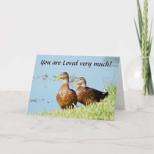 Carte Loved Very much Greeting Card (Devant)