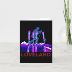 Carte Loveland Ski Et Snowboard Retro 90s Lovelan