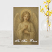 Carte Lovely Angel Easter Greeting Card (Fleur jaune)