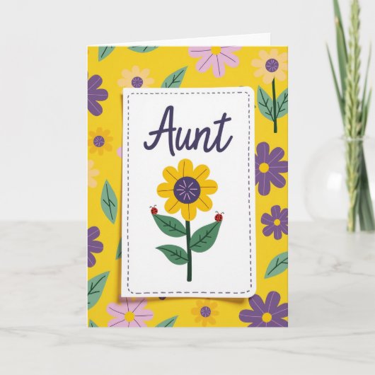 Carte Lovely Aunts Day Art Card (Devant)
