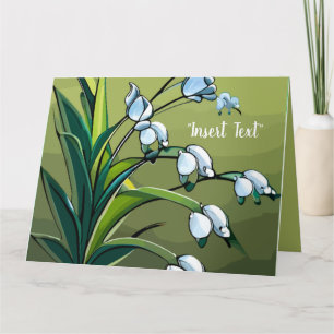 Carte Lovely Lily : Dance délicate de la sérénité printa