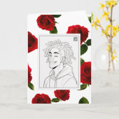 Carte Lover Boy - Expression intemporelle de l'amour (Fleur jaune)