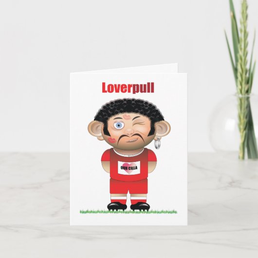 Carte LoverPull (Liverpool) Funny Football Card (Devant)