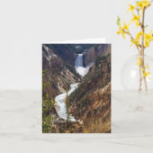 Carte Lower Falls Yellowstone (Fleur jaune)