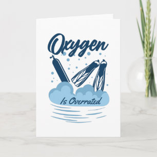 Carte L'oxygène est surfait - Pour les nageurs