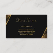 Carte Loyauté Noire Et Or (Dos)