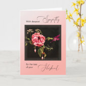 Carte L'Rose fouetté et la perte du mari (Fleur jaune)