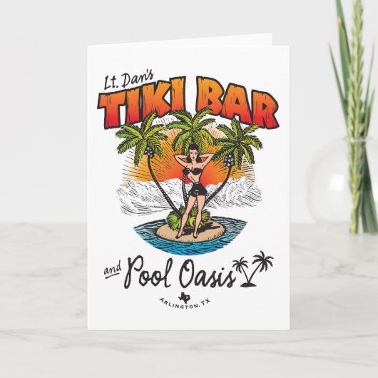 Carte Lt. Dan's Tiki Bar & Pool Oasis Bikini Babe (Devant)