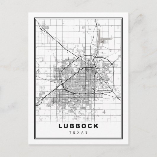 Carte Lubbock (Devant)