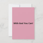 Carte Luc 11:2-4 KJV Bible Scripture Pic Greeting (Dos)