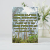 Carte Luc 17:6 KJV Bible Scripture Pic Greeting (Debout devant)