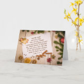 Carte Luc 2:10-11 "Ne craignez pas : Je vous apporte de  (Fleur jaune)