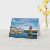 Carte Lucerne, Suisse (Fleur jaune)