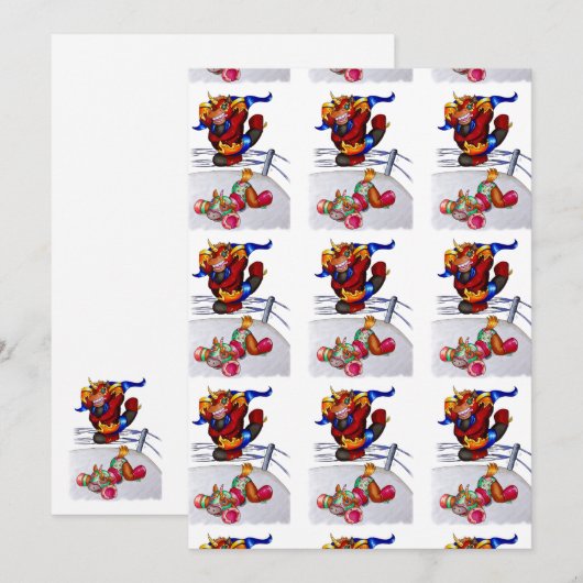 Carte Luchadores (Devant / Derrière)