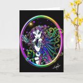 Carte Lucida Crystal Rainbow Fairy Card (Fleur jaune)