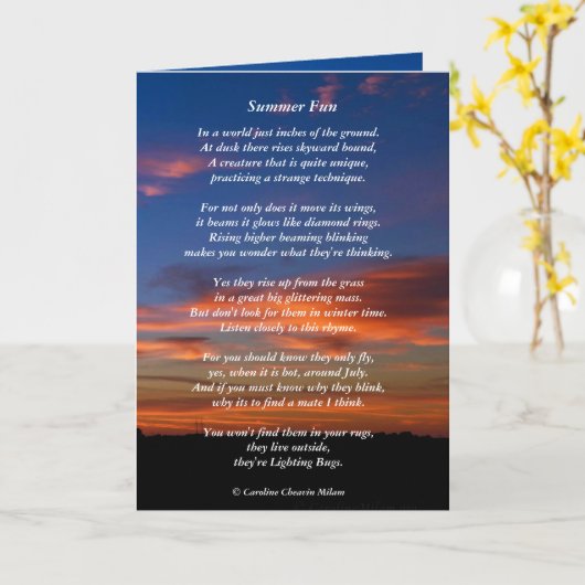 Carte Luciole / BugFun d'éclairage (Fleur jaune)