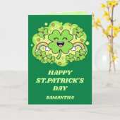 Carte Luck & Laughter St. Patrick’s Day Card (Fleur jaune)