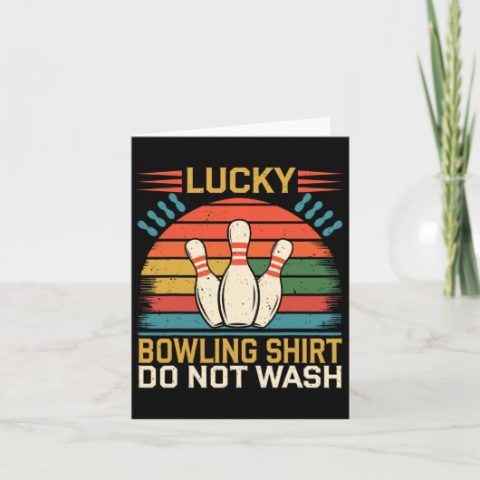 Carte Lucky Bowling Funny Bowling (Devant)