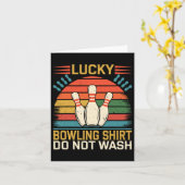 Carte Lucky Bowling Funny Bowling (Fleur jaune)
