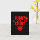 Carte Lucky Bowling Shirt Ne Pas Laver Citation Drôle Po (Fleur jaune)