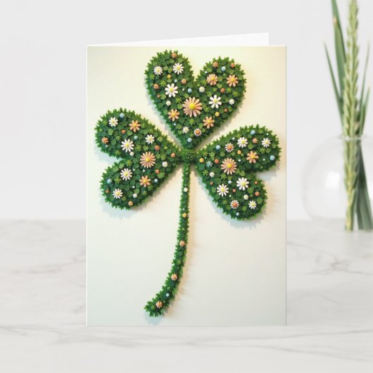 Carte Lucky Clover Artistic Card (Devant)