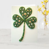Carte Lucky Clover Artistic Card (Fleur jaune)