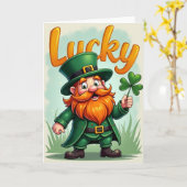 Carte Lucky Clover Card (Fleur jaune)