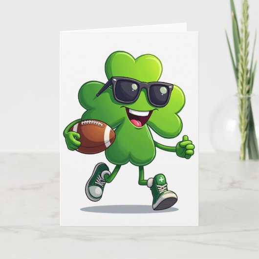 Carte Lucky Clover Sporty Cool Card (Devant)