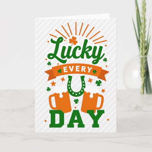 Carte Lucky Every Day Card (Devant)