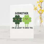 Carte Lucky Godmother Love Card (Fleur jaune)