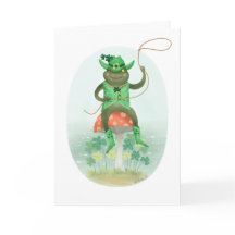 Lucky Green Cowboy Frog Anniversaire