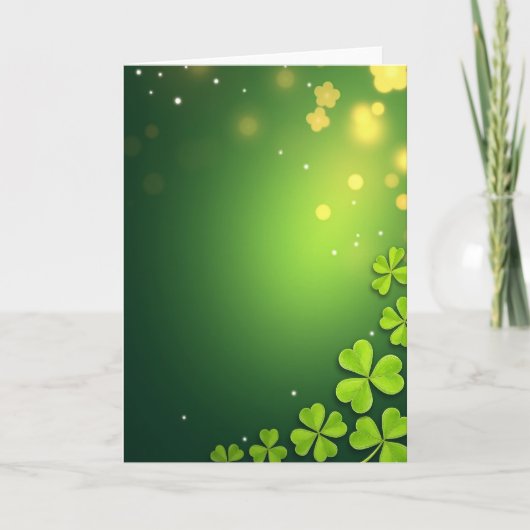 Carte Lucky Greens Spring Time (Devant)