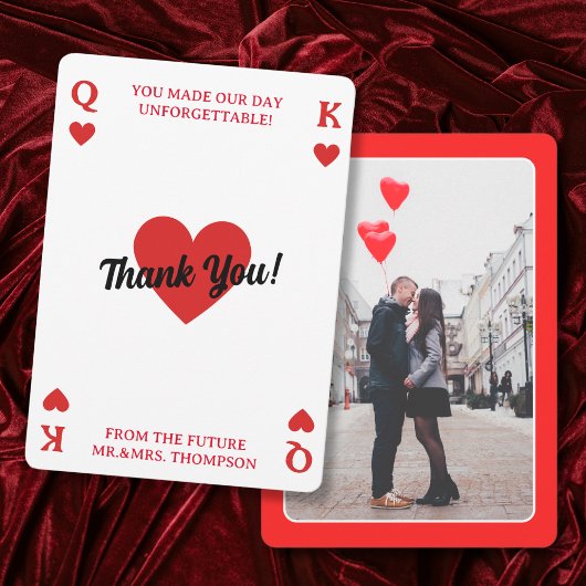 Carte Lucky In Love Couples Douche Merci Photo