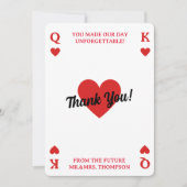 Carte Lucky In Love Couples Douche Merci Photo (Devant)