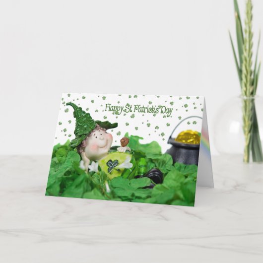 Carte Lucky Leprechaun (Devant)