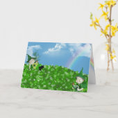 Carte Lucky Leprechauns (Fleur jaune)