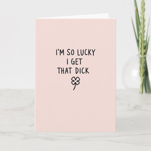 Carte Lucky Love Appreciation Card (Devant)